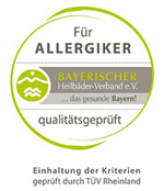Fr Allgergiker | Qualittsgeprft durch den Bayerischen Heilbder-Verband e.V.